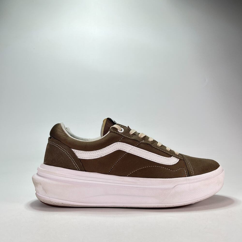 Vans Old Skool Overt CC Walnut Brown Platform Casual Sneakers 721356 Men's Sz 12